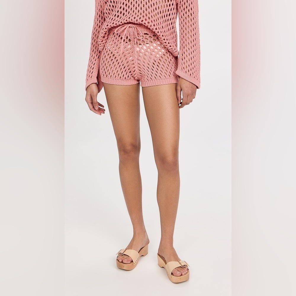 New! MISA x Revolve Daisy Pink Crochet Shorts 💗 Small NWT! - Picture 10 of 16